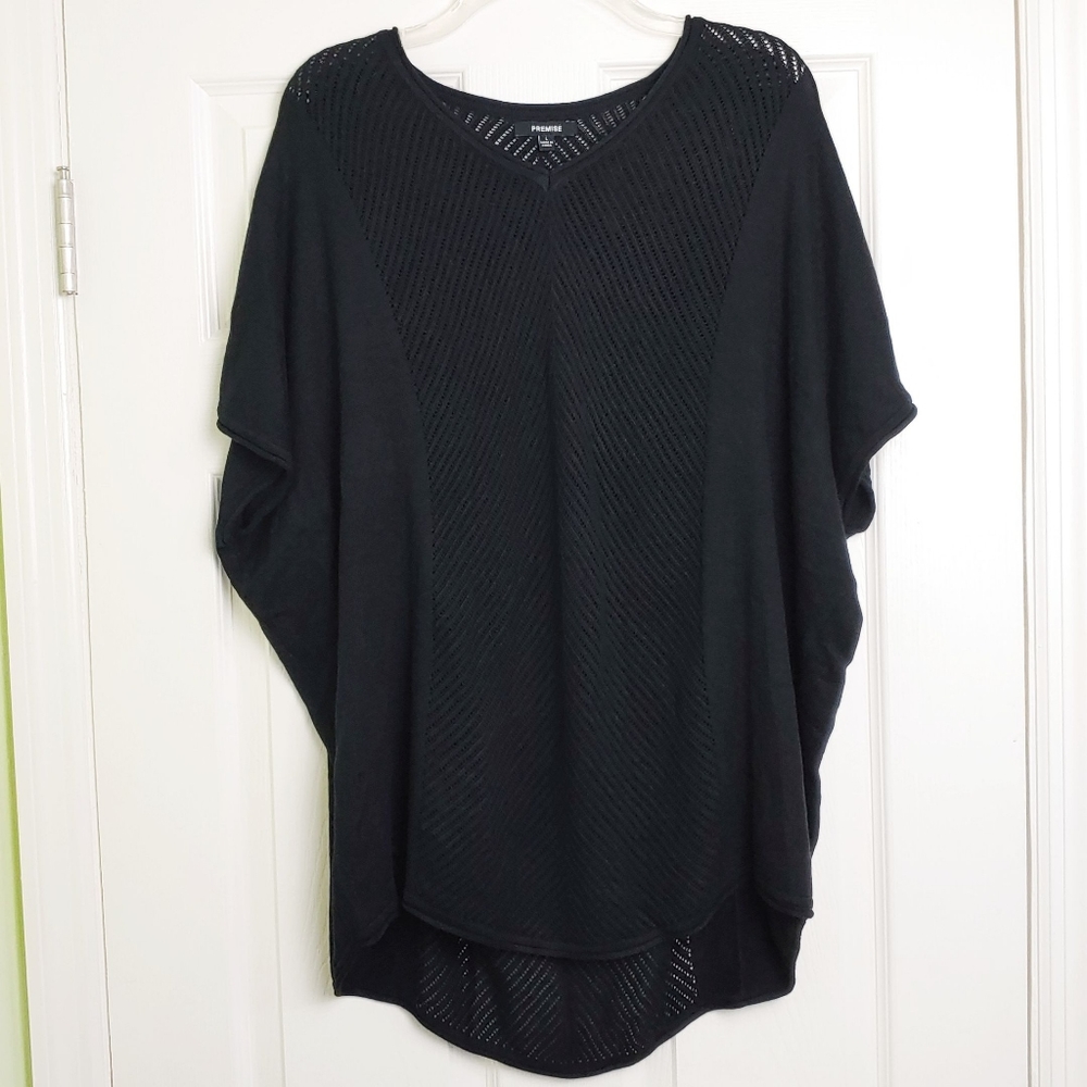 Premise cashmere blend knit dolman sleeve sweater